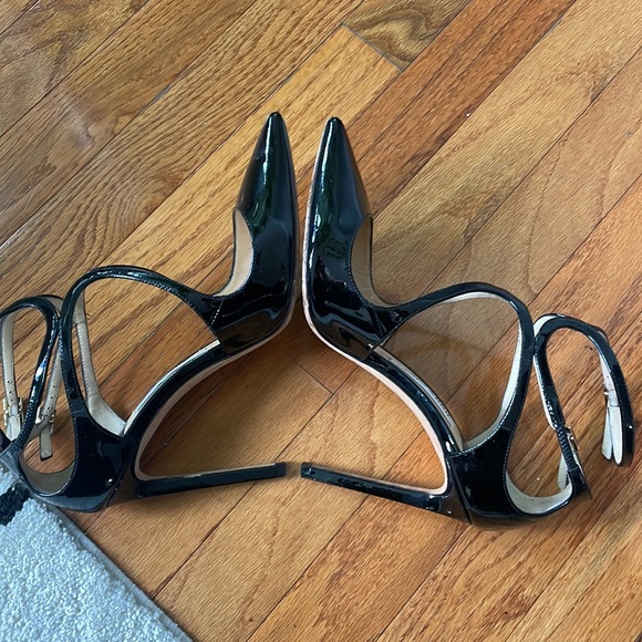 Classic Iconic Jimmy Choo Lancer Pointed Toe Patent Pumps Size 39 - Picture 6 of 10